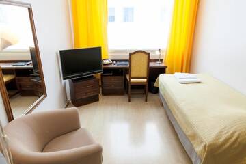 Фото номера Стандартный одноместный номер Отель Hotel Aada г. Йоэнсуу 5