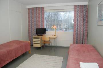 Фото номера Одноместный номер с общей ванной комнатой Хостелы Finnhostel Joensuu г. Йоэнсуу 6
