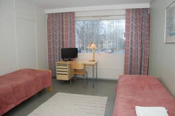 Фото номера Одноместный номер с общей ванной комнатой Хостелы Finnhostel Joensuu г. Йоэнсуу 9